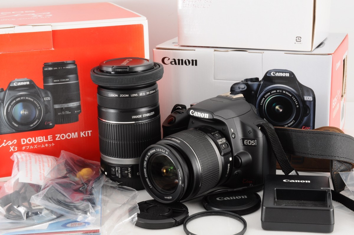若者の大愛商品 付属品 1:4-5.6 55-250mm EF-S IS 1:3.5-5.6 18-55mm EF-S X3 kiss EOS キャノン CANON 美品 元箱 RJ-241S カメラ 一眼レフ ショット3176枚 キヤノン 若者の大愛商品 付属品 1:4-5.6 55-250mm EF-S IS 1:3.5-5.6 18-55mm EF-S X3 kiss EOS キャノン CANON 美品 元箱 RJ-241S カメラ 一眼レフ ショット3176枚 キヤノン