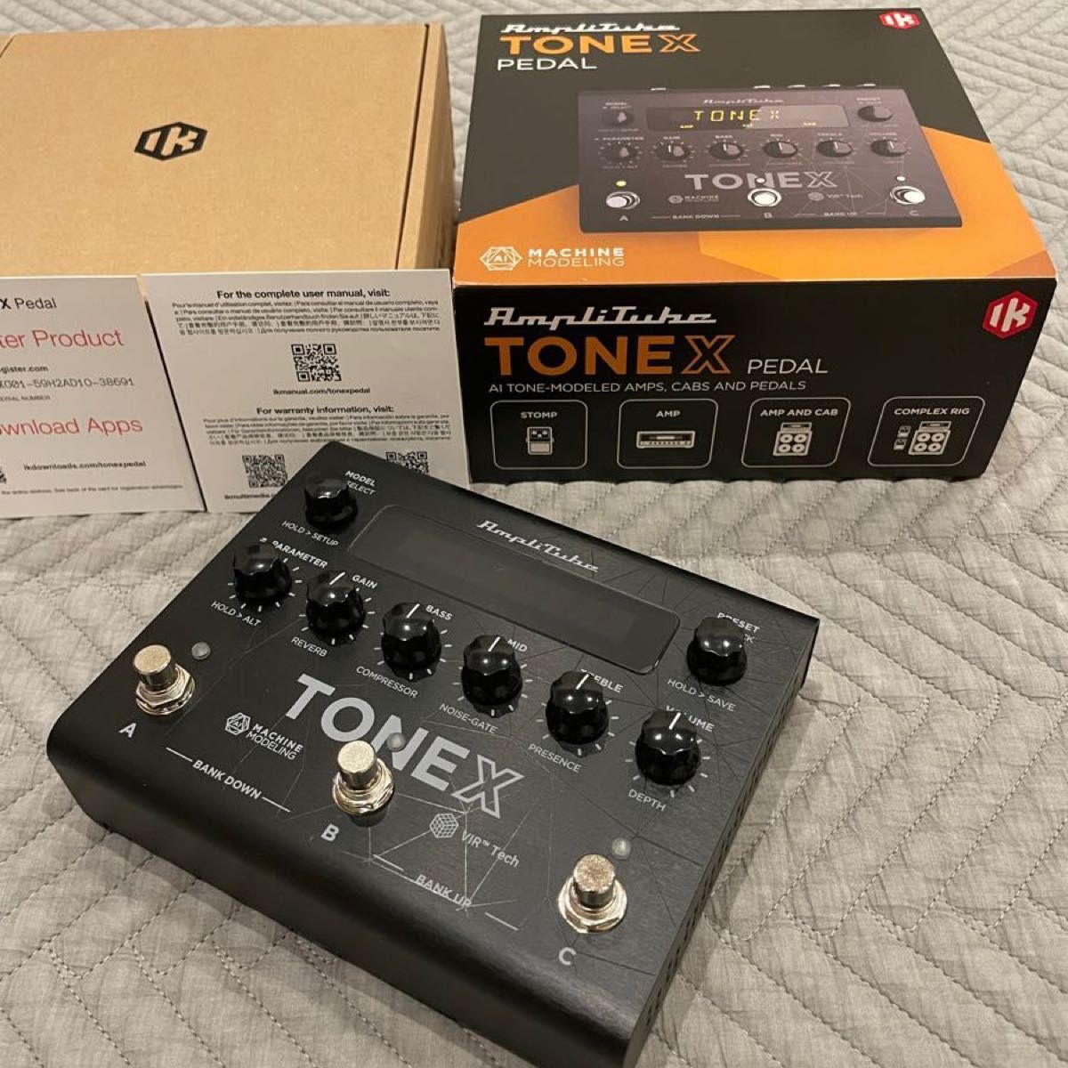 IK MULTIMEDIA TONEX PEDAL アンプシミュレーター ペダル ソフト未登録