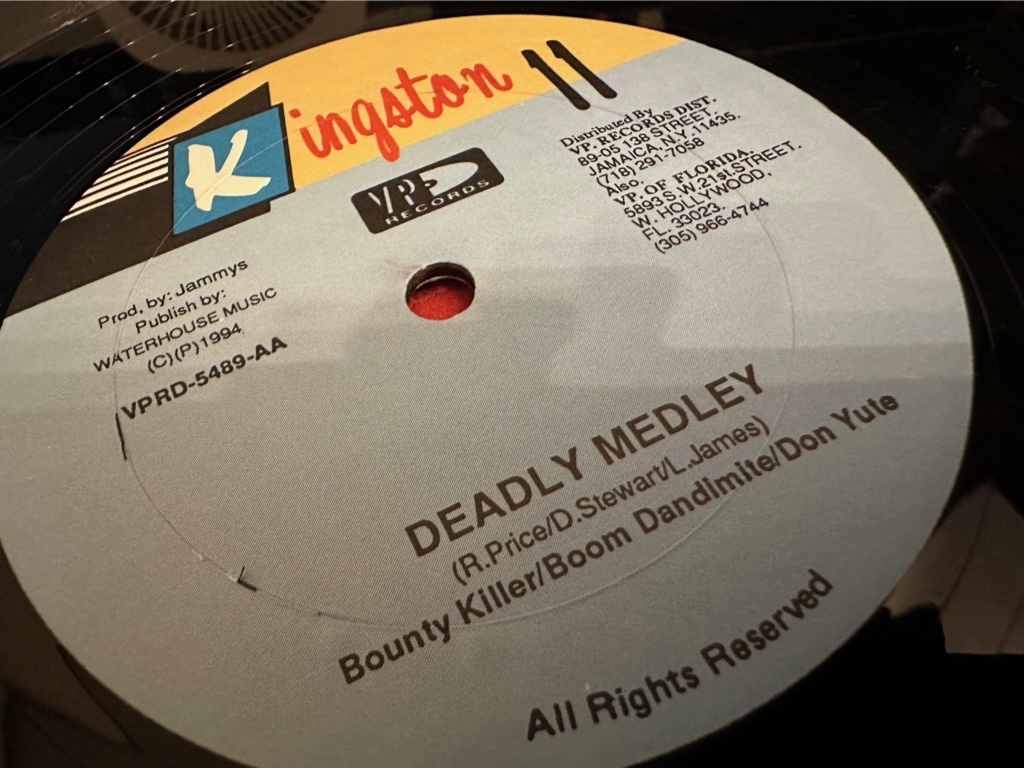 12”★Bounty Killer / Nitty Kutchie / Angel Doolas, Bounty Killer / Boom Dandimite / Don Yute / Gun Chat/Deadly Medleyの画像1