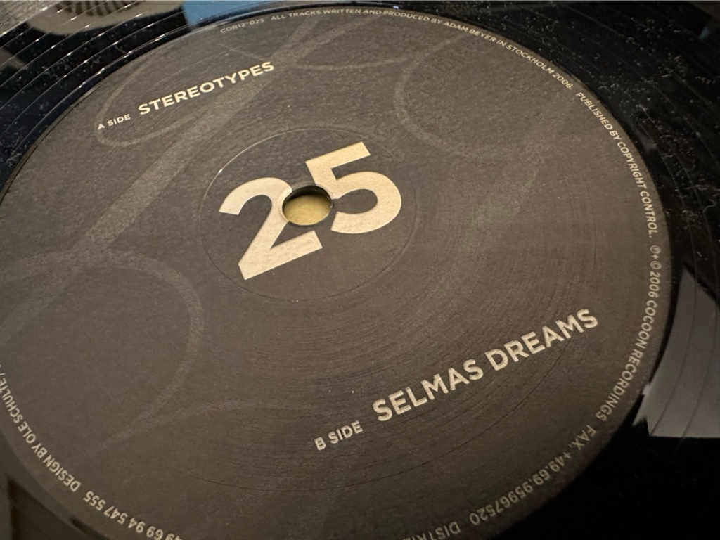 12”★Adam Beyer / Stereotypes / Selmas Dreams / テック・ハウス / ミニマル！の画像2