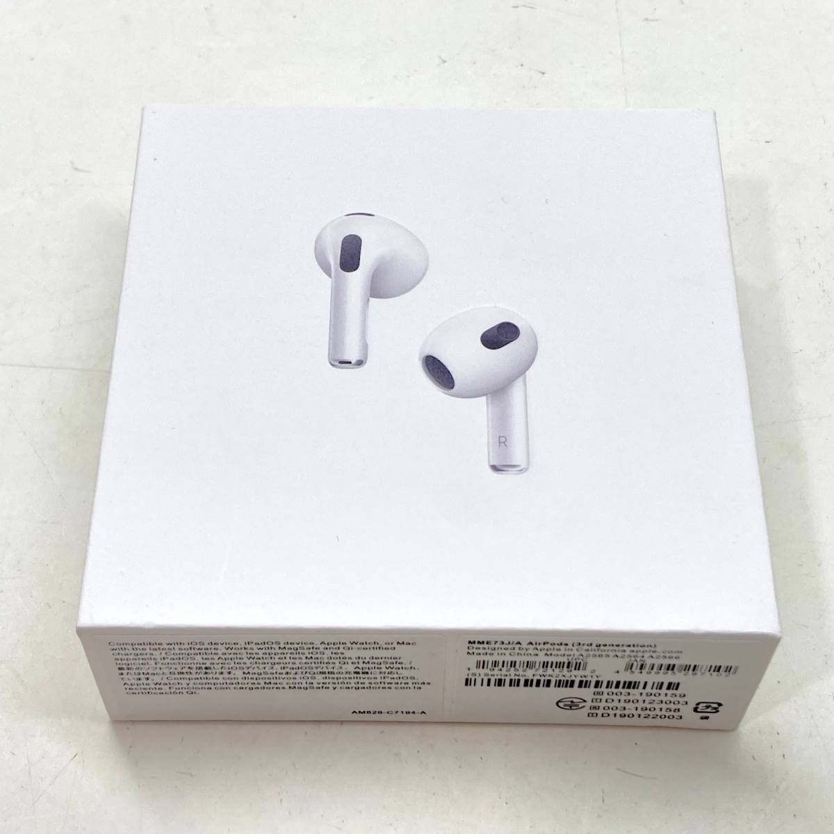 3910】Apple AirPods アップルエアポッズ第３世代MME73J/A 箱未開封未