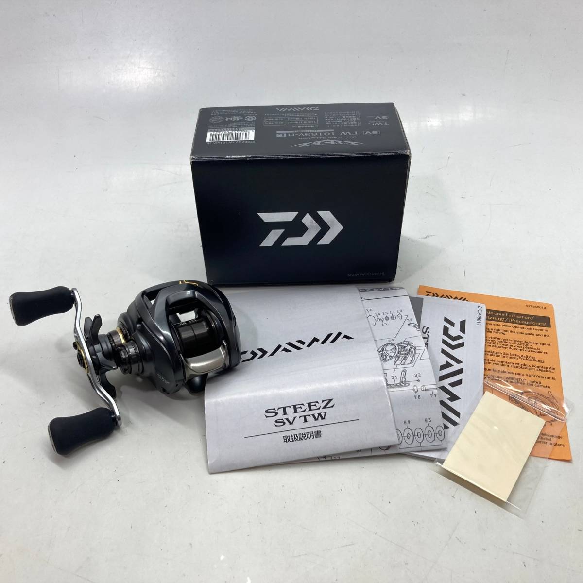 【3913】DAIWA STEEZ ダイワ スティーズ SV TW 1016SV-HL 左ハンドル ベイトリール 箱・取説付き 中古品