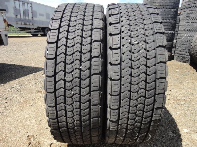 □186 冬 DUNLOP SP050 265/60R22.5 143/140J 2本 2018年製