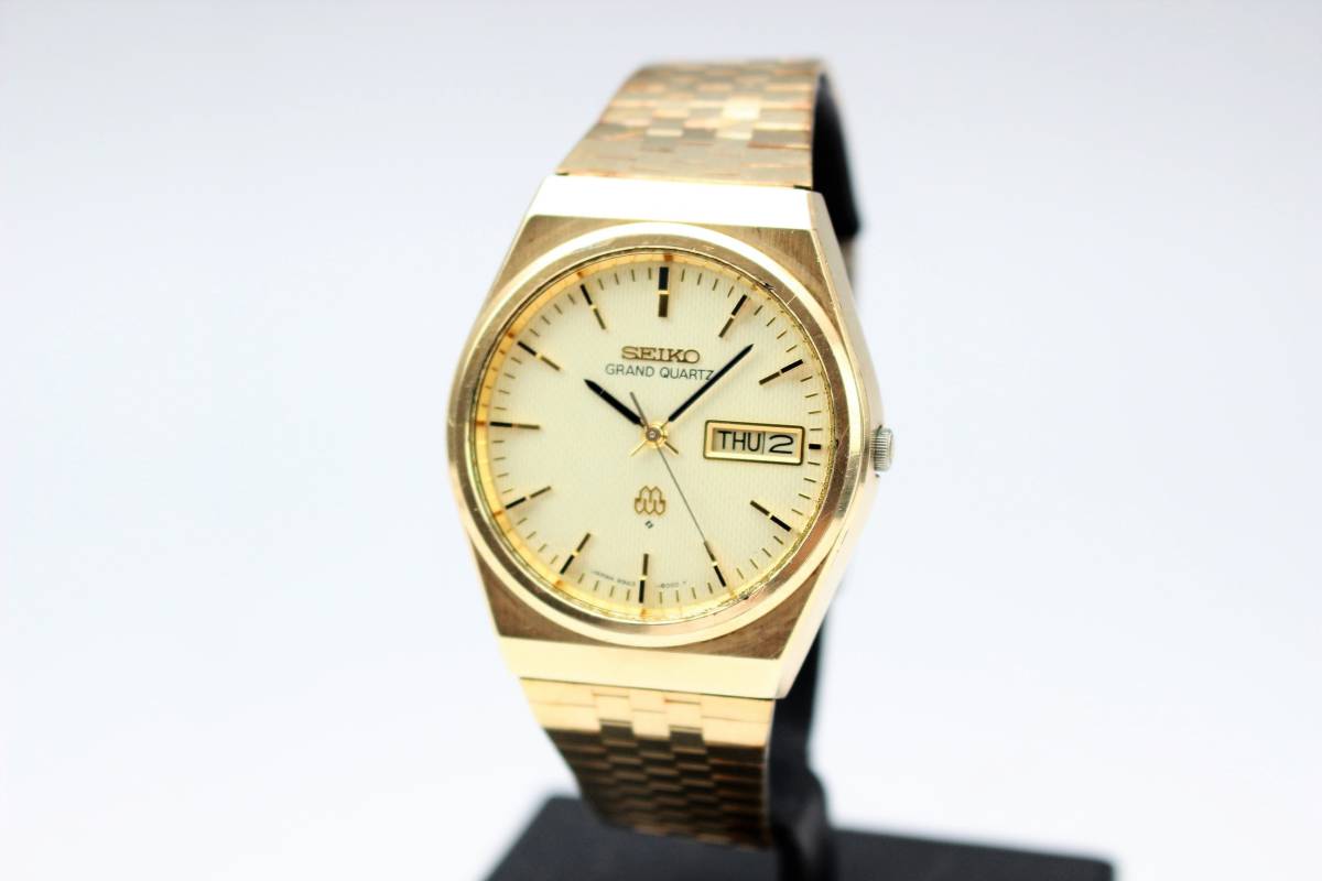 SEIKO / GRAND QUARTZ / 9943 - 8000 / SEIKO / GOLD / GRAND QUARTZ / WATCH / MOTION / BATTERY REPLACEMENT 原文:SEIKO/グランドクォーツ/9943-8000/セイコー/ゴールド/グランドクオーツ/腕時計/動作/電池交換