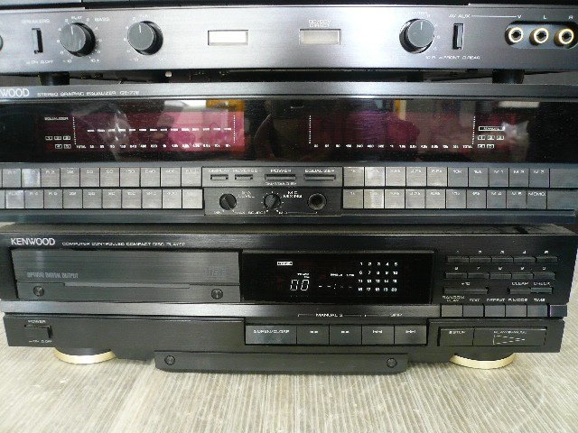ELE-80290-10 KENWOOD ケンウッド アンプ A-7E イコライザー GE-77E CD