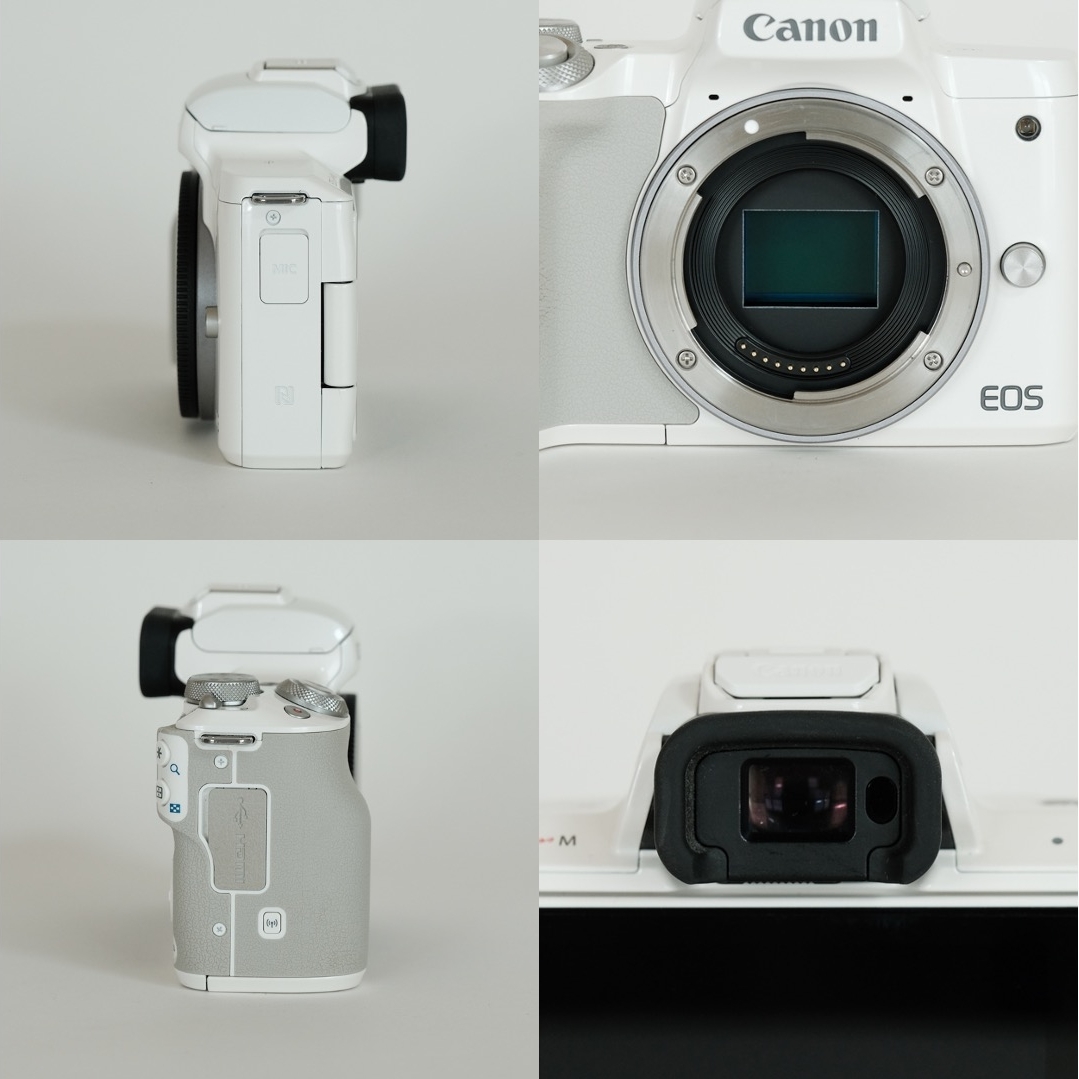 シャッター回数2 000回以下 極美品] Canon EOS Kiss M ダブルズームキット-