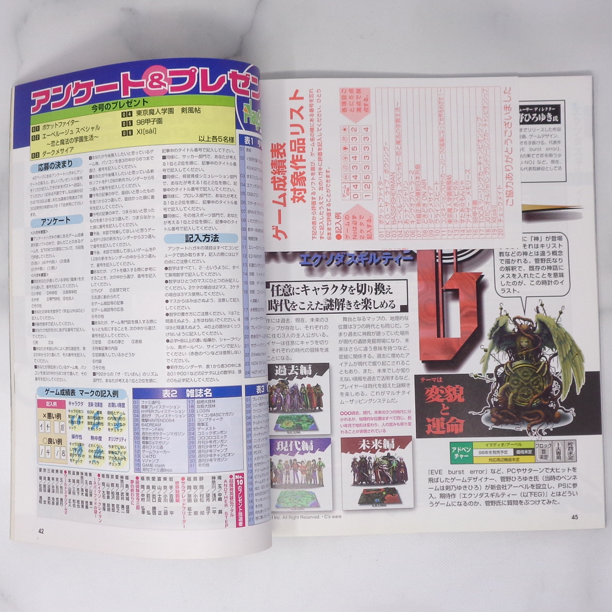 PlayStation Magazine 1998年7月2日号 No.13【応募券切り取りあり】別冊付録無し/まるごとスレイヤーズ/神坂一/あらいずみるい/ゲーム雑誌_画像9