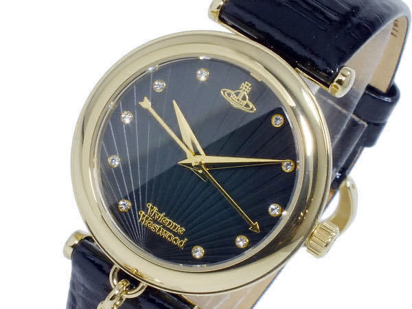 ヴィヴィアンウエストウッド VIVIENNE WESTWOOD クオーツ 腕時計 VV108BKBK ブラック