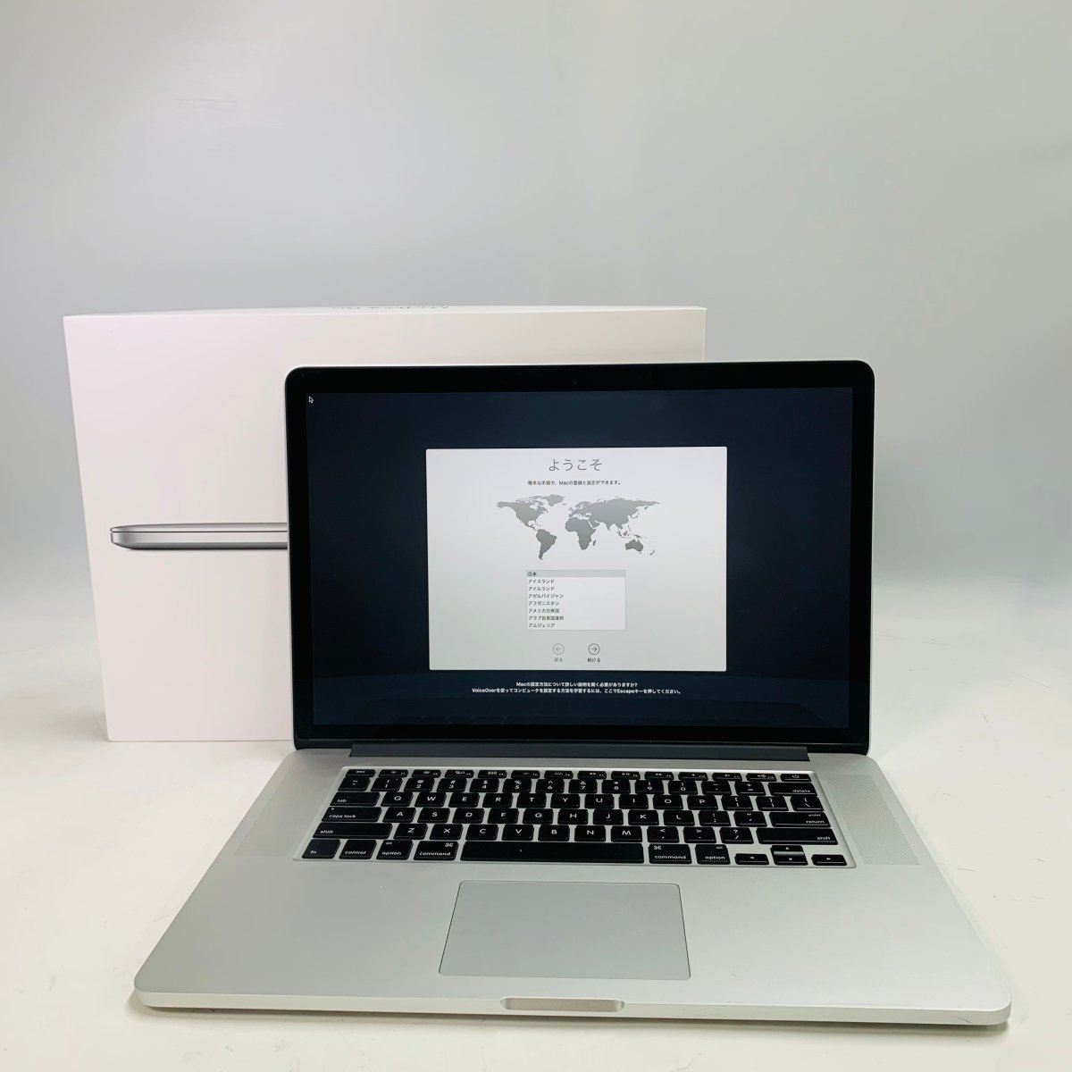 動作確認済みMacBook Pro Retina 15インチ(Mid 2014) Core i7 2.5GHz