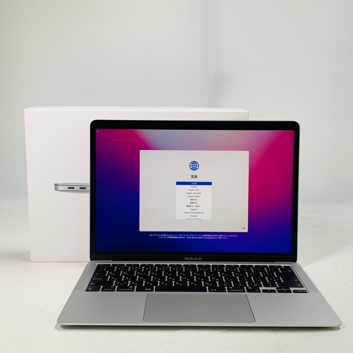 動作確認済み MacBook Air Retina 13インチ (Late 2020) Apple M1 8 