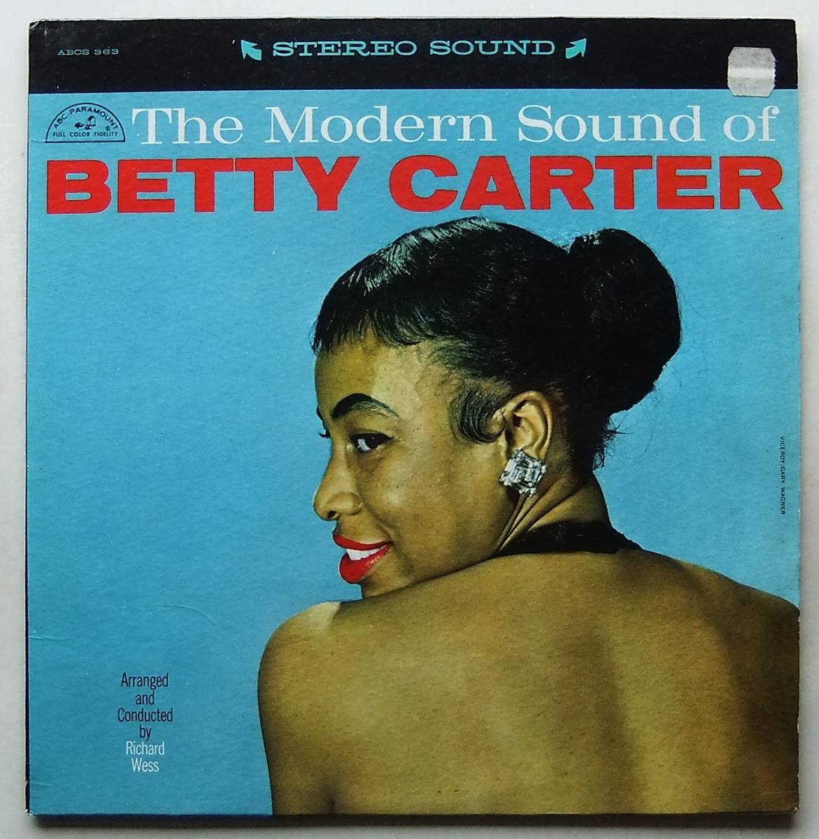 ◆ The Modern Sound of BETTY CARTER ◆ ABC ABCS 363 (color:Bell Sound) ◆ V