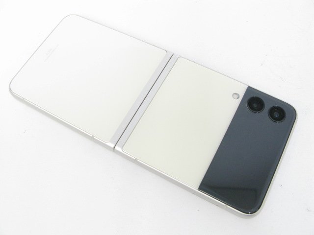 メーカー直送】 SCG12 au Galaxy クリーム【R4218】 5G Flip3 Z
