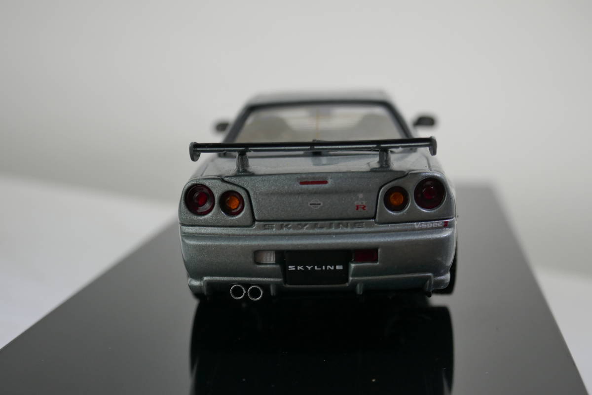 ニッサン　スカイライン　GT-R　1/43　外箱付 % AUTOART NISSAN SKYLINE GT-R (R34) V.SpecⅡ　Ebbro Minichamps TopModel Sprit-by-Nikko_画像7