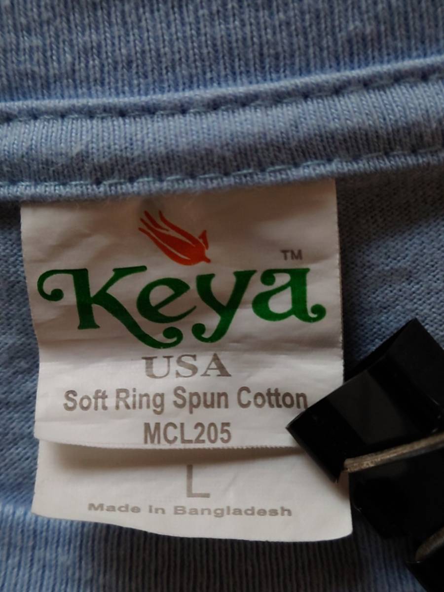 Keya USA【US古着】長袖Tシャツ (L) color水色 　968-4K0119_画像3