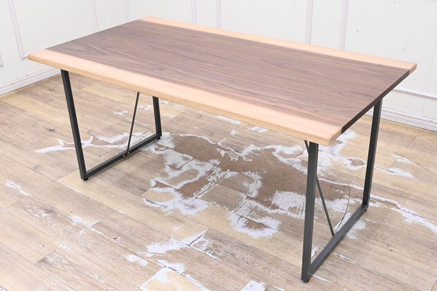 EG2314 モデルルーム展示品 関家具 ウォールナット ダイニングテーブル 食卓テーブル 食卓机 幅150cm 北欧 シンプル