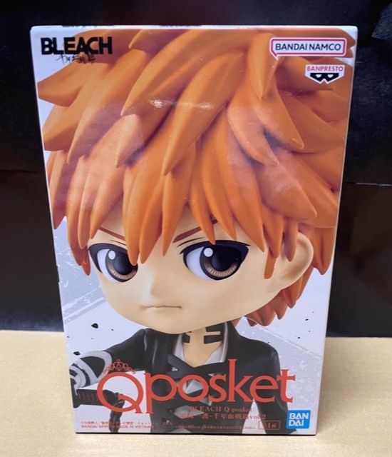  новый товар нераспечатанный осветлитель BLEACH Qposket чёрный мыс один . тысяч год . битва сборник vol.2 q posket van Puresuto BANDAI. гарантия obi человек 