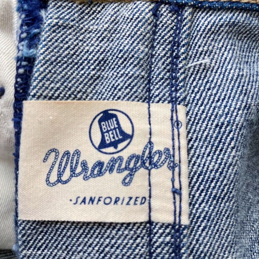 Wrangler ラングラー Lot.M1110 1964年モデル 11MWZ セルヴィッジ Talon Zip 縦ベル 塩ビパッチ ストレート デニムパンツ ジーンズ size.28_画像8