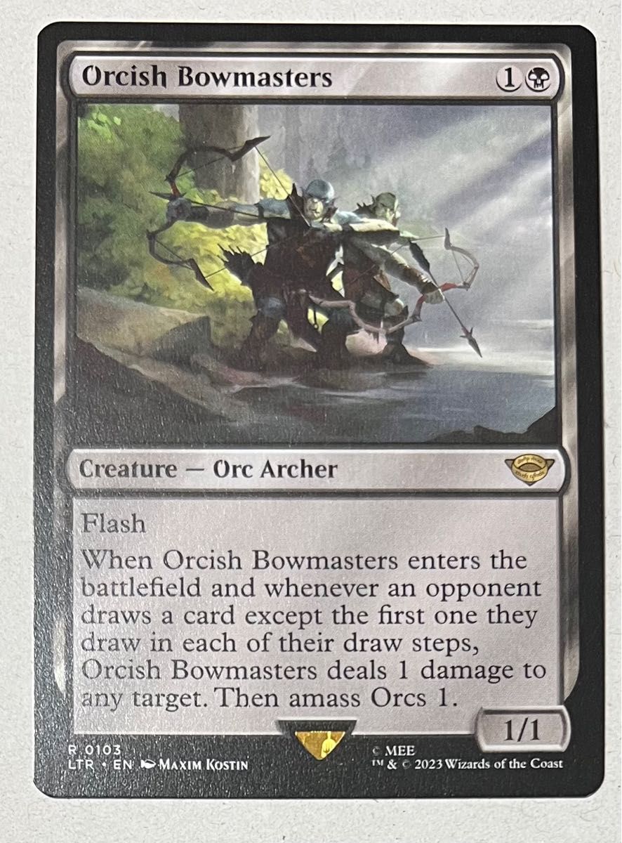 MTG オークの弓使い/Orcish Bowmasters 英語版|PayPayフリマ