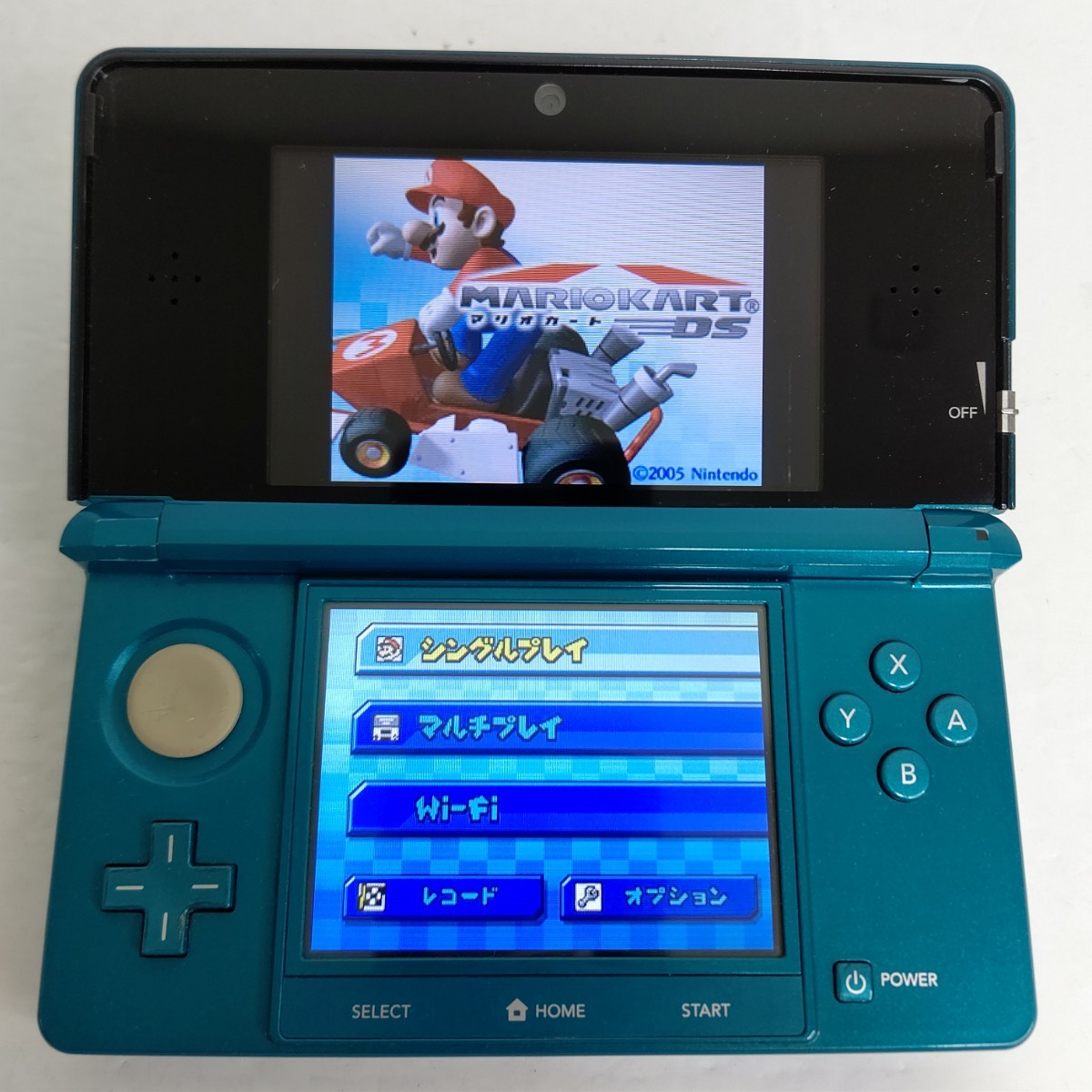 Nintendo　ニンテンドー3DS アクアブルー　美品　任天堂　ゲーム機