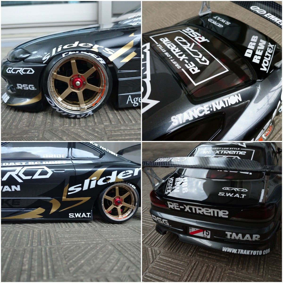 【限定出品】カッティング ステッカー 金銀指定可 ラジコンボディ 用 ラジドリ GCRCD YD-2 パンドラ