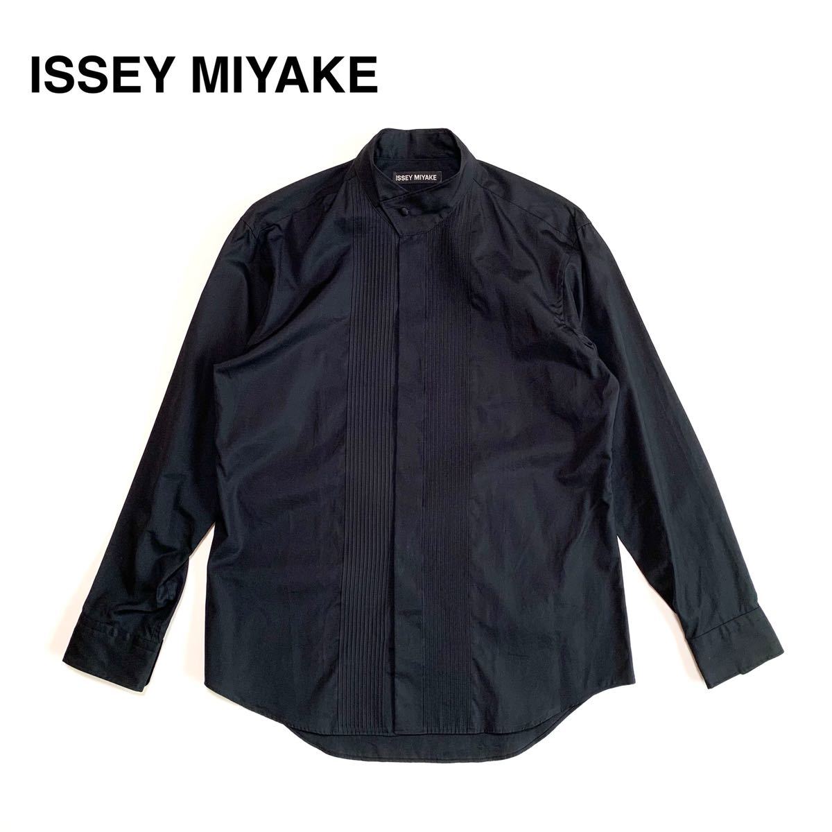 日本最級 ☆美品 イッセイミヤケ ISSEY MIYAKE スタンドカラー