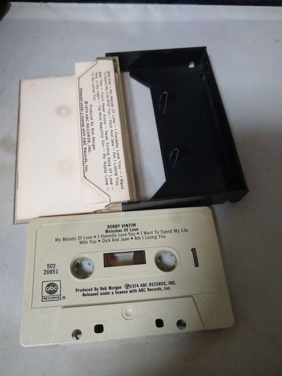 T5547　カセットテープ　Bobby Vinton Melodies Of Love_画像2