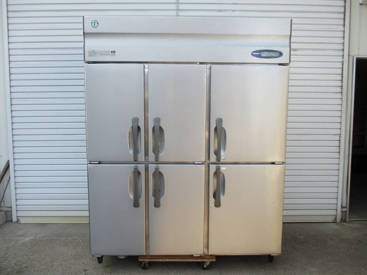 y2089-4 業務用 ホシザキ 6ドア冷凍冷蔵庫（2凍4蔵） HRF-150ZFT3-6D