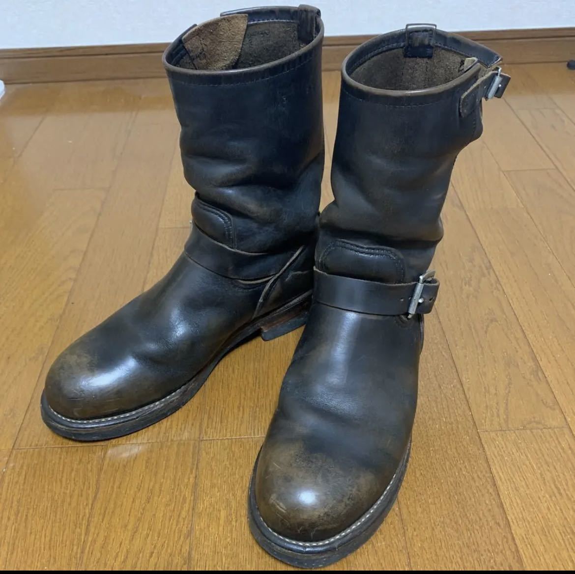 レッドウィング RED WING PT91 8D エンジニアブーツ 茶芯 検)PT83 PT99 ビンテージ_画像1