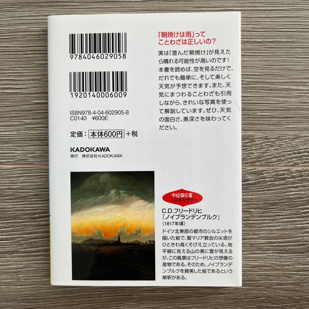 「自分で天気を予報できる本」 武田 康男  本 写真 空 天気