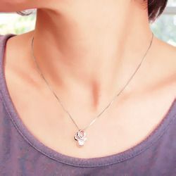 アコヤパール 本真珠 ネックレス 6月誕生石 ダイヤモンド 0.02ct k18ホワイトゴールド 18金 レディース アクセサリー_画像3