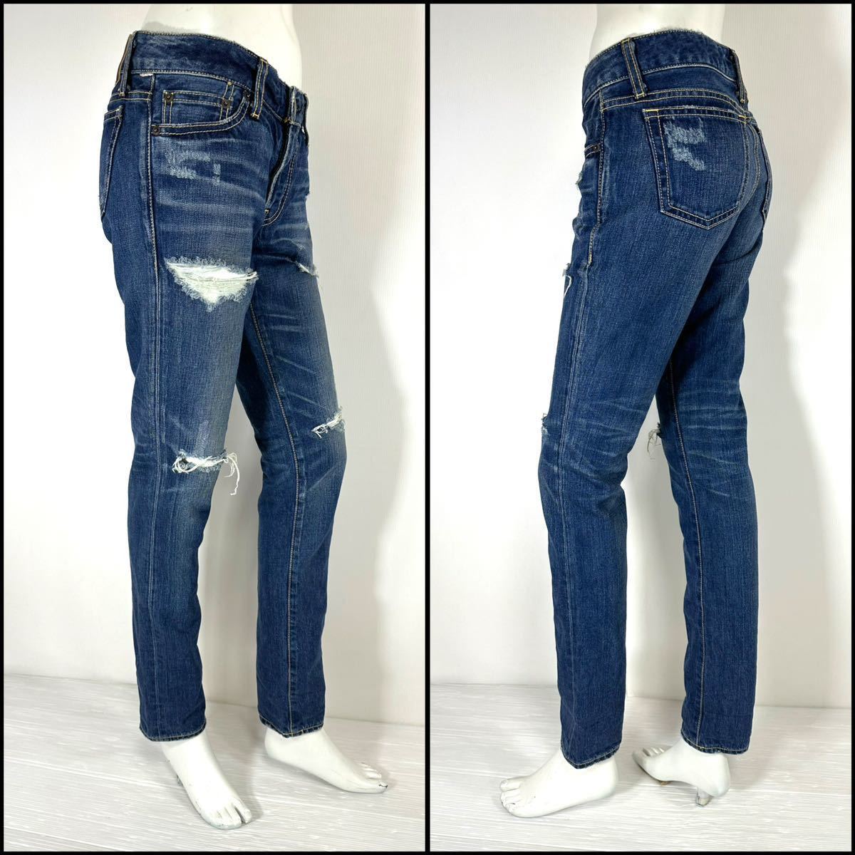 MOUSSY マウジー スキニー 綿100% 美脚デニム サイズ26 72cm MOUSSY マウジー スキニー 綿100% 美脚デニム サイズ26 72cm