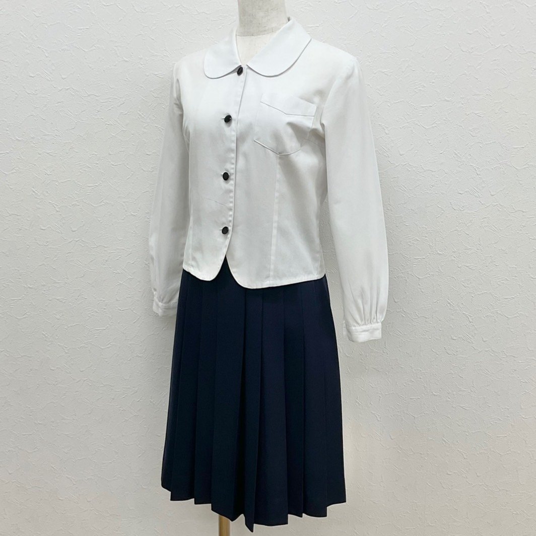 大学 兄弟割引 US506-4 (中古) スカート ブラウス 明道中学校 福井市立 福井県 学生服
