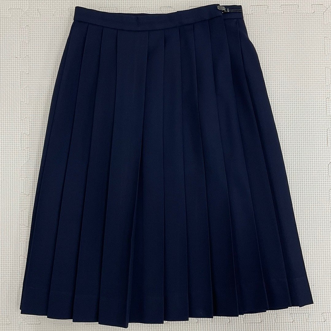 US506-4 (中古) 福井県 福井市立 明道中学校 ブラウス スカート