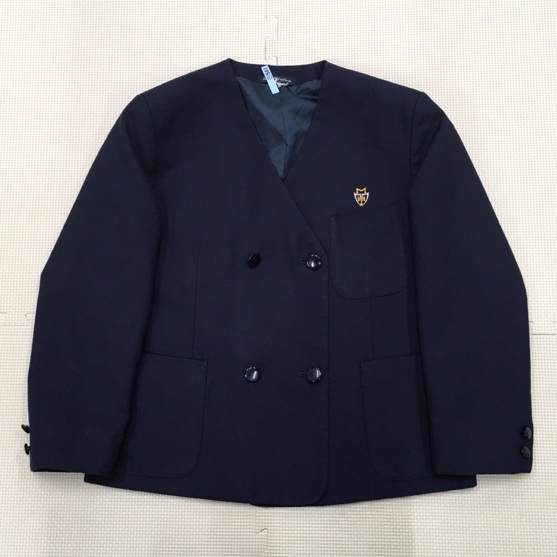 今季ブランド G)A580(中古) 群馬県 前橋市立前橋第七中学校 3点セット /S/W68 学生服