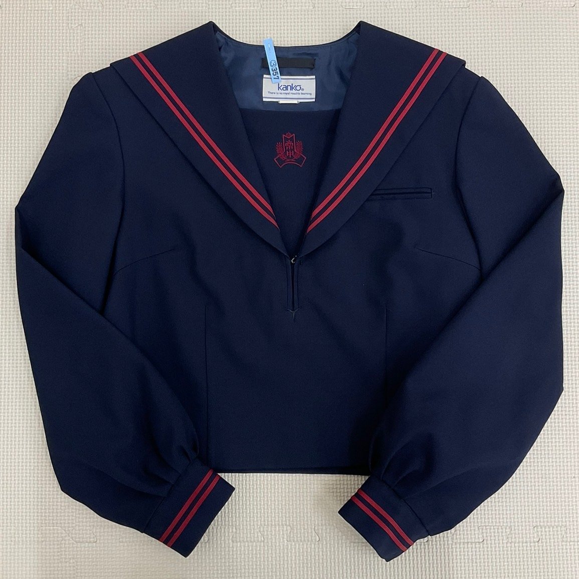 US911-1 (中古) 千葉県 松戸市立 常盤平中学校 セーラー服 上下 US911-1 (中古) 千葉県 松戸市立 常盤平中学校 セーラー服 上下