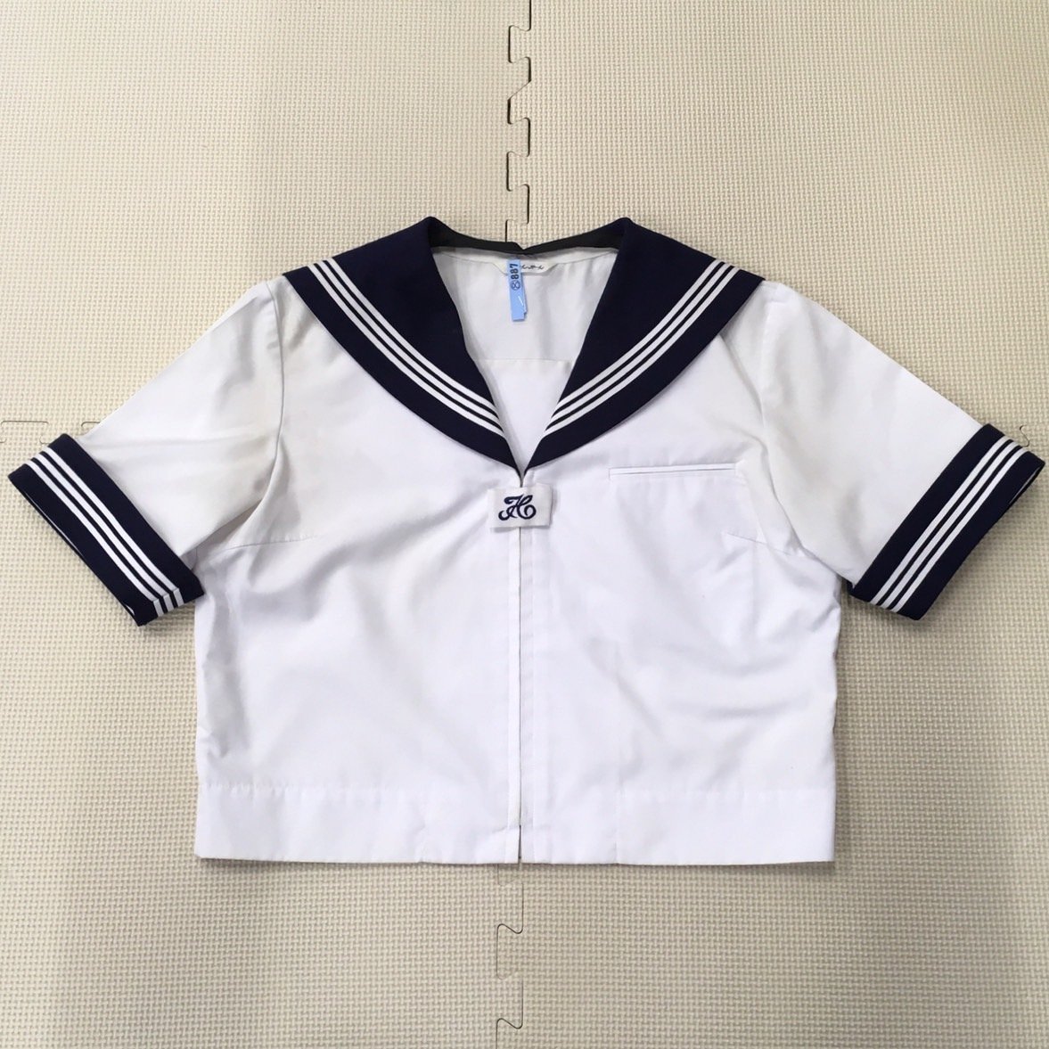 S)A890(中古)埼玉方面 女子学生服 5点セット /160A/165A/W69 S)A890(中古)埼玉方面 女子学生服 5点セット /160A/165A/W69