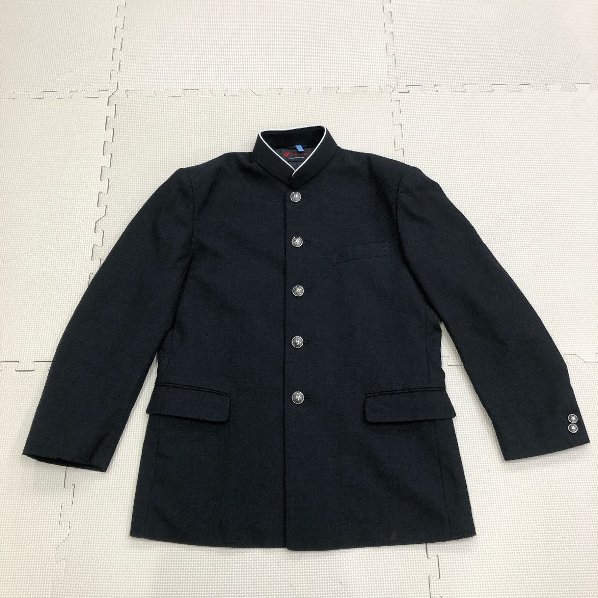 (Y)M578 (中古) 山形方面 校名不明 男子学生服 /学ラン/175A/黒/KANKO/冬用/冬服/制服/中学生/中学校/高校生/高校/ソフトカラー_画像1