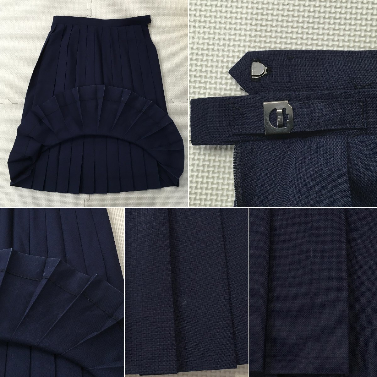 S)A890(中古)埼玉方面 女子学生服 5点セット /160A/165A/W69 S)A890(中古)埼玉方面 女子学生服 5点セット /160A/165A/W69