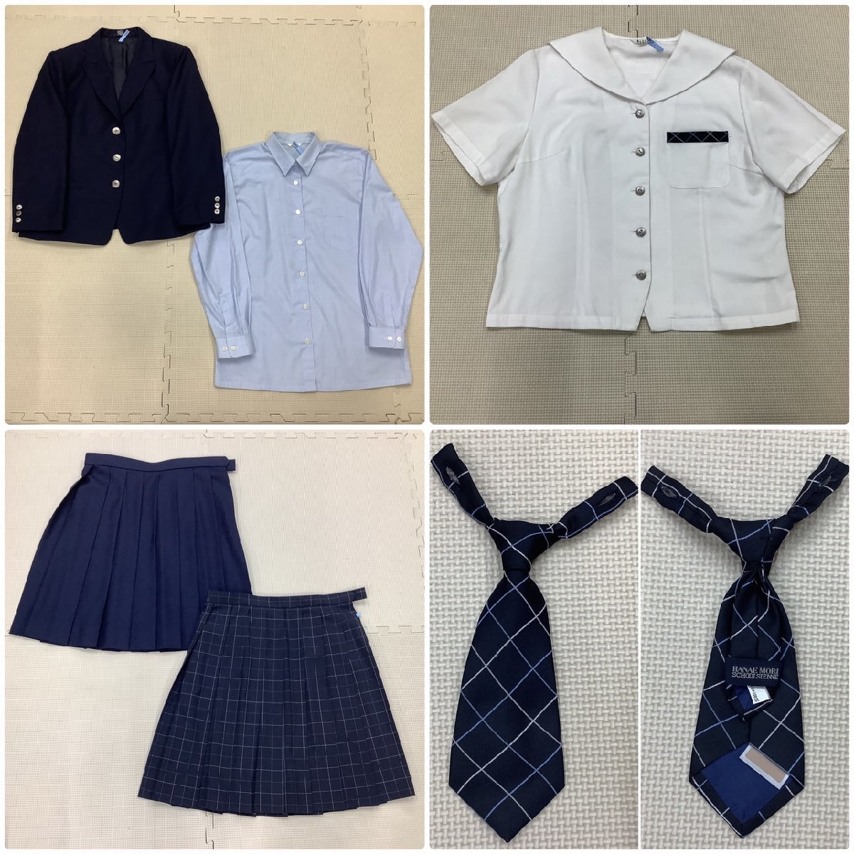 Y)I693(中古) 山形県 九里学園高校 6点セット /現行/旧制服/160B Y)I693(中古) 山形県 九里学園高校 6点セット /現行/旧制服/160B