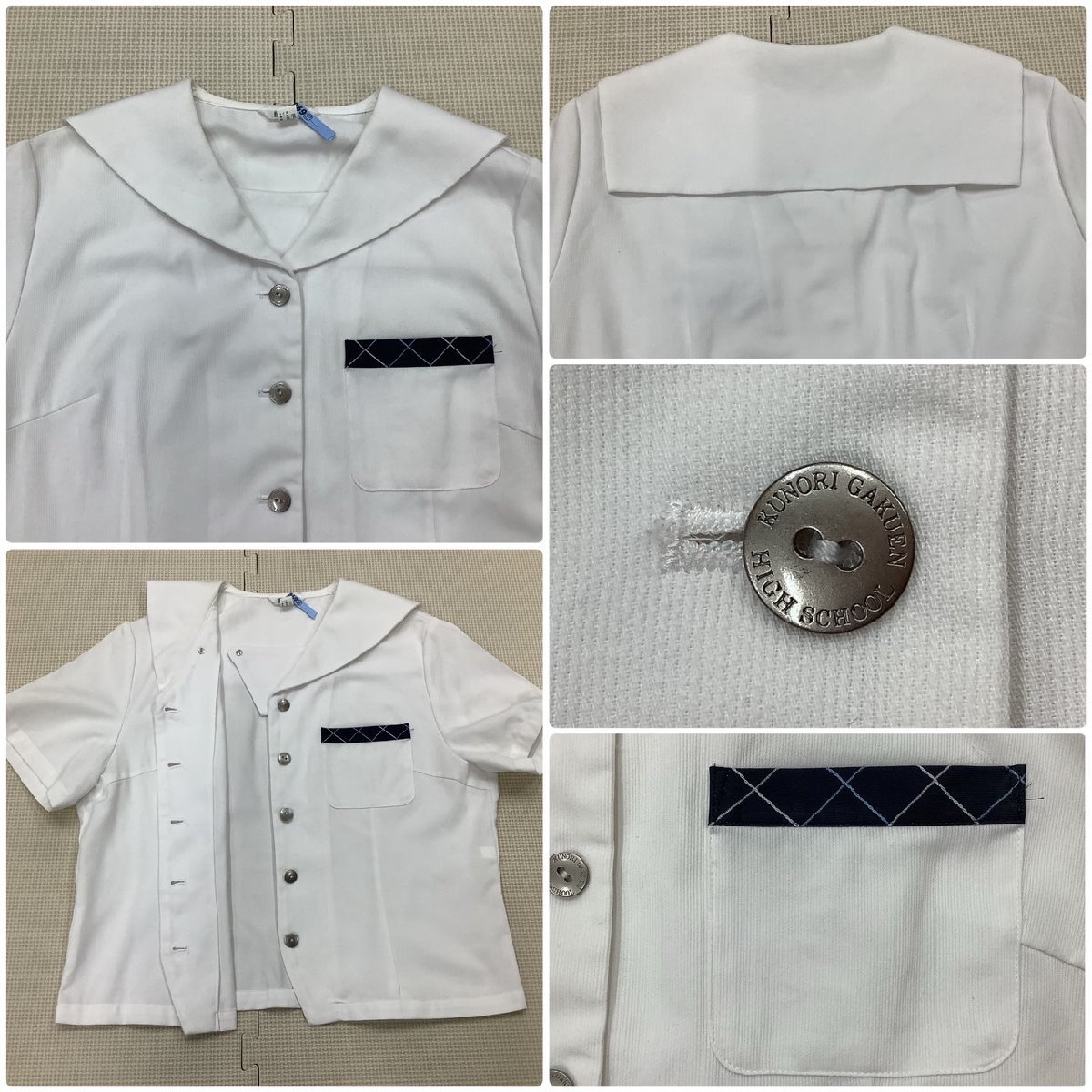 Y)I693(中古) 山形県 九里学園高校 6点セット /現行/旧制服/160B Y)I693(中古) 山形県 九里学園高校 6点セット /現行/旧制服/160B
