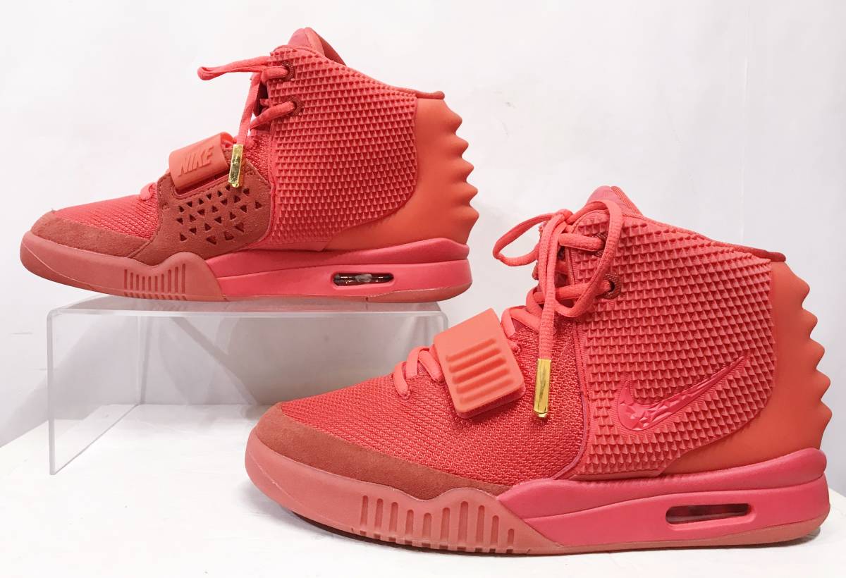 NIKE ナイキ AIR YEEZY 2 NRG RED OCTOBER 508214-660 サイズ:26.5cm エアイージー2 レッドオクトーバー スニーカー 中古_画像3