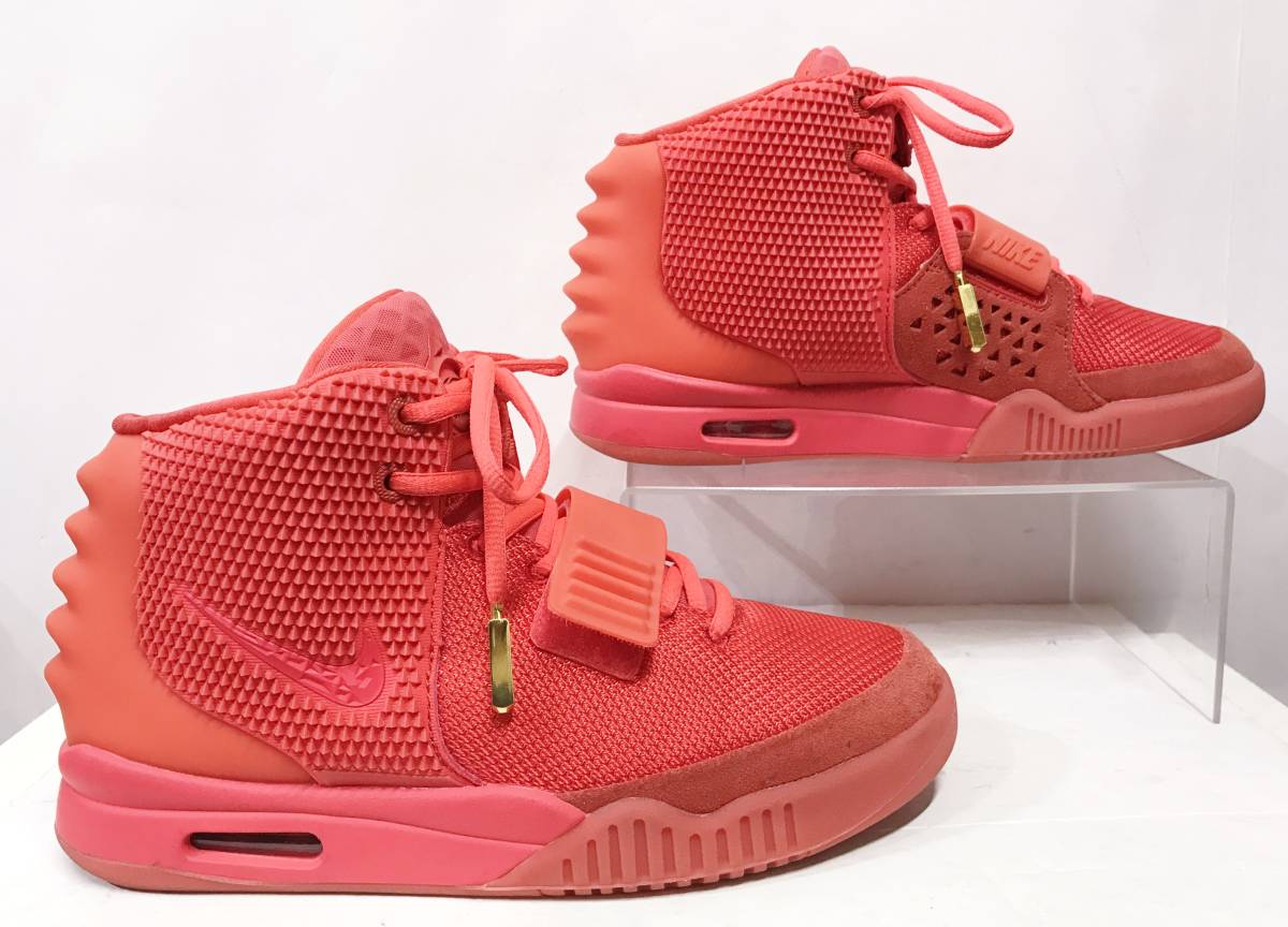 NIKE ナイキ AIR YEEZY 2 NRG RED OCTOBER 508214-660 サイズ:26.5cm エアイージー2 レッドオクトーバー スニーカー 中古_画像4