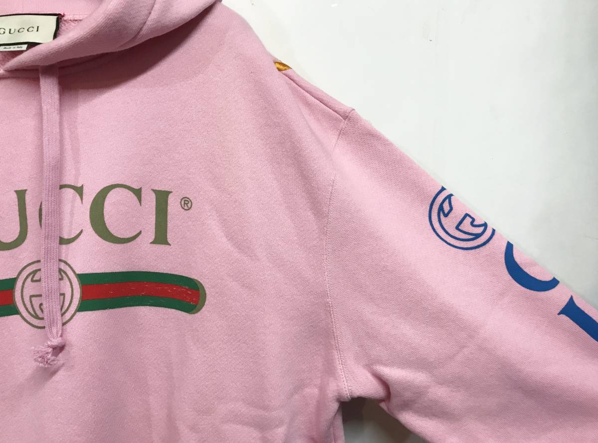GUCCI グッチ Vintage Logo Embroidery dragon Hoodie ヴィンテージ