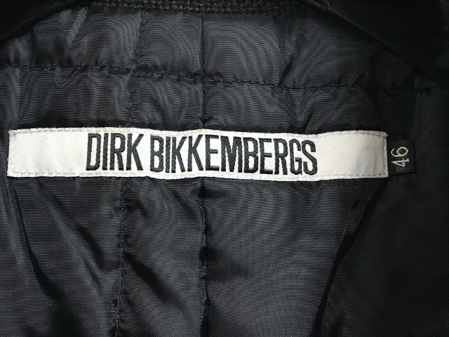 イタリア製 DIRK BIKKEMBERGS ダークビッケンバーグ ウール ロングコート 46 ダークグリーン ビンテージ アーカイブ_画像7