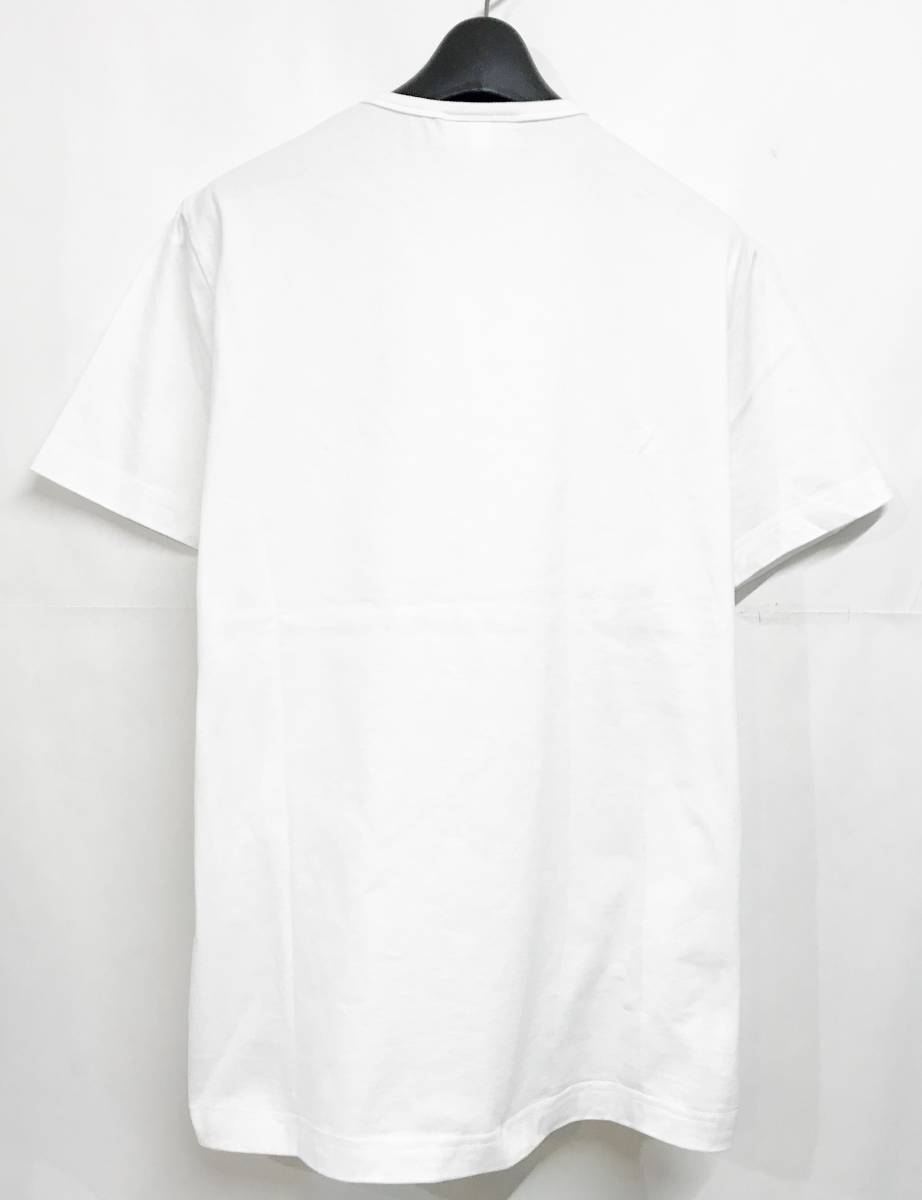 LACOSTE ラコステ スリムフィット クロコエンブレムクルーネックTシャツ ホワイト FR 4/US M 半袖 Tee ①_画像5