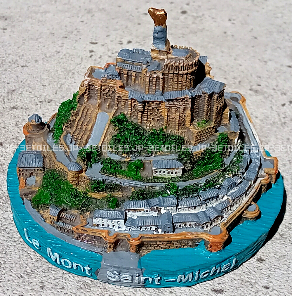 モン・サン=ミッシェル モンサンミシェル オブジェ 置物 Mont Saint-Michel 世界遺産 スタチュー フランス 日本未発売 送料無料★S