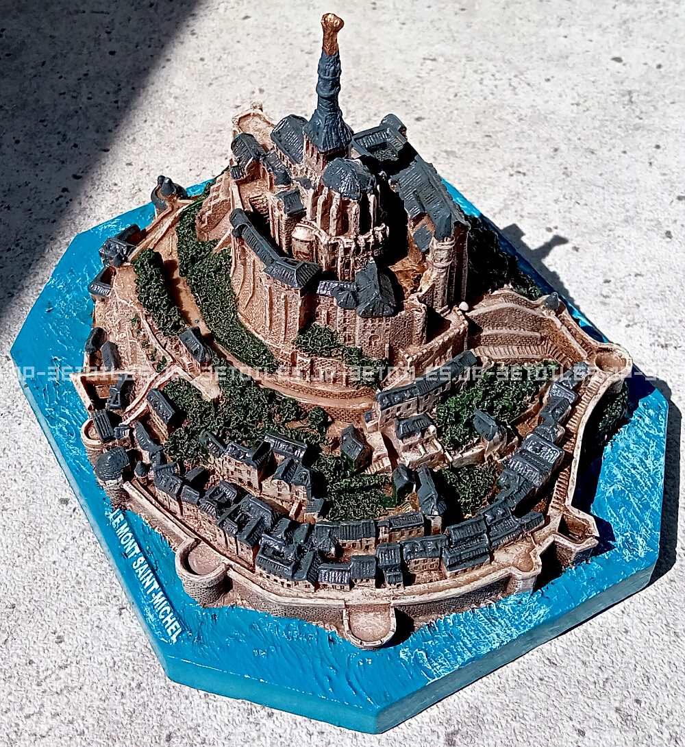 モン・サン=ミッシェル モンサンミシェル オブジェ 置物 Mont Saint-Michel 世界遺産 スタチュー フランス 日本未発売 送料無料★L_画像2