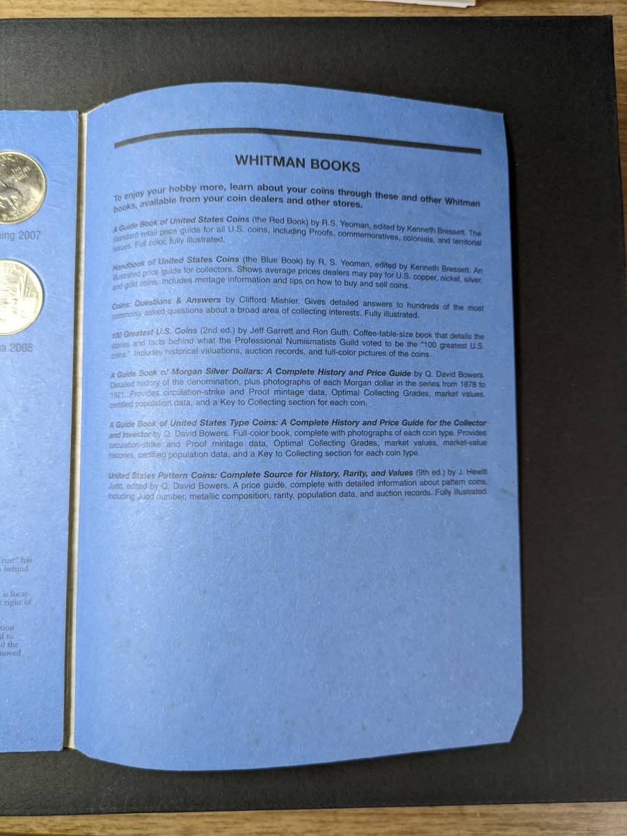 ★ Official Whitman STATEHOOD QUARTERS FOLDER Complete 50 State 1999-2008_画像5