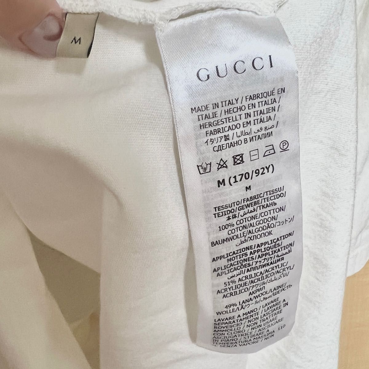 2023新作 レア グッチ テディベア パッチ Tシャツ クマ 熊 GUCCI