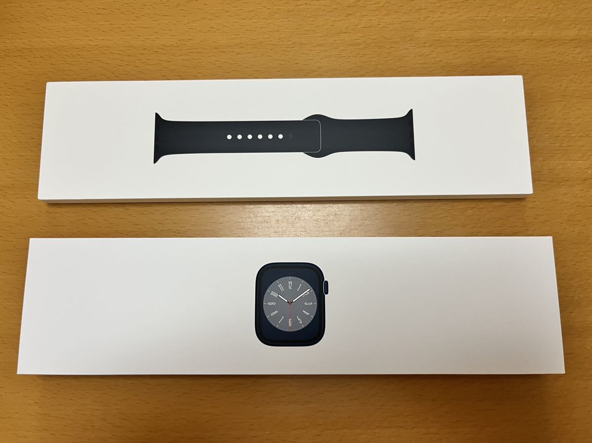手数料安い ミッドナイトアルミニウムケース 8 series Watch Apple GPS